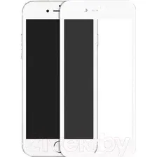 Защитное стекло Case 3D для Apple iPhone 7 (белый глянец)