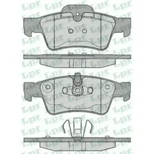 Тормозные колодки дисковые задняя ось LPR 05P1254