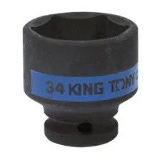 Головка торцевая ударная шестигранная 1/2" 34 мм KING TONY 453534M