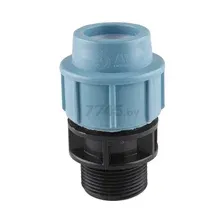 Муфта ПНД компрессионная 63x2" с наружной резьбой AV ENGINEERING (AVE10663002)