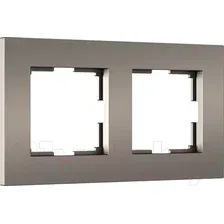 Рамка для выключателей и розеток Werkel W0022963 (бронза матовый)