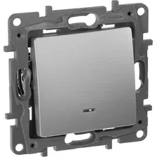 Выключатель Legrand Etika 672415 (алюминий)