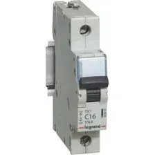 Выключатель автоматический Legrand TX3 1P C 16A 1П 6000/10kA 403916