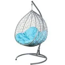 Подвесное кресло BiGarden Gemini Grey (голубая подушка)