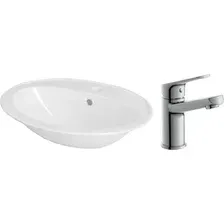 Умывальник Cersanit Calla 54 S-UM-Cl/1-w + 63034