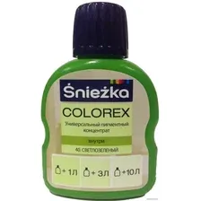 Колеровочная краска Sniezka Colorex 0.1 л (40, зеленый светлый)