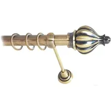 Карниз для штор Lm Decor Купол (антик, гладкая, 3м 25мм, 1 ряд)