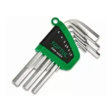 Набор ключей шестигранных Toptul GSN-09SH, 1.5-10 мм, 9 шт