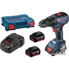 Дрель-шуруповерт Bosch GSR 18V-50 Professional 06019H5005 (с 3-мя АКБ, кейс)