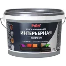 Краска Palizh Акриловая интерьерная моющаяся 3.7 кг (кварц)
