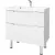 Тумба под умывальник Raval Wector 80 / Wct.01.80/P/W/MD+Leg.05.50/H200/Silver/RL+Leg.05.5