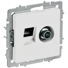 Розетка IEK Brite BR-AK20-1-K91 (арктический белый)