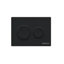 Кнопка смыва BERGES Novum O5 Soft Touch черная (040065)