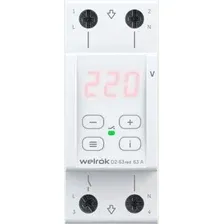 Реле напряжения Welrok D2-63 red (красный)