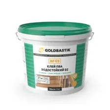 Клей ПВА водостойкий D2 GOLDBASTIK BF 09, 3 кг