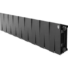 Биметаллический радиатор Royal Thermo PianoForte 200 Черный - 18 секций