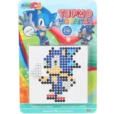 Развивающая игра MultiArt Термомозаика Соник / IB400-120521