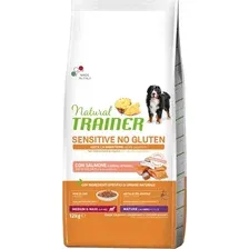 Сухой корм для собак Trainer Sensitive No Gluten (для средних и крупных пород с лососем) 12 кг