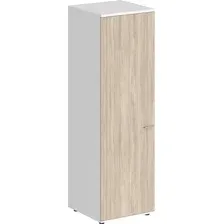 Книжный шкаф Norden SG.823.WH.OL.L (левый, белый/дуб светлый)