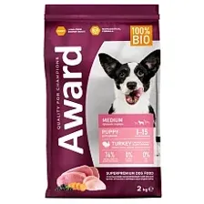 Award Puppy Medium (Индейка, курица) 2 кг