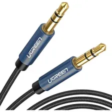 Кабель UGREEN AV112-10686 AUX 3.5mm (M) to AUX 3.5mm (M) в нейлоновой оплётке 1,5m Blue