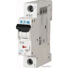 Выключатель автоматический Eaton PL6-B4/1 1P 4A B 6kA 1M 286517