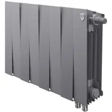 Биметаллический радиатор Royal Thermo PianoForte 300 VDR Silver Satin (8 секций)