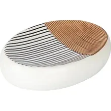 Мыльница Swensa Tori SWC-2516-04 (бежевый/серый)