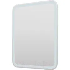 Зеркало Пекам Marta 1 70x80 / marta1-70x80scl (с подсветкой, сенсором на прикосновение и часами)