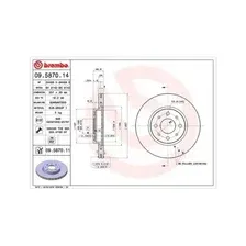 Тормозной диск MAGNETI MARELLI 360406021900 вентилируемый , передняя ось