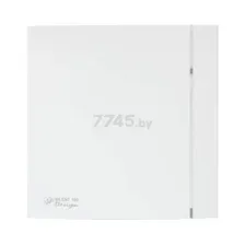 Вентилятор вытяжной накладной SOLER&amp;PALAU Silent-100 CZ Matt White Design-4C (5210007800)