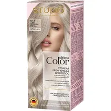 Крем-краска для волос Studio Professional Ultima Color тон 10.1 пепельный блондин