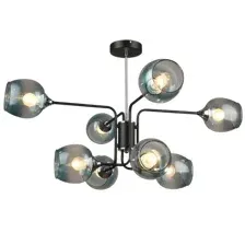 Люстра Imex MD.3564-8-S BK+CH