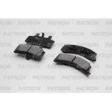 Тормозные колодки дисковые передняя ось PATRON PBP081