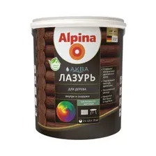 Аква Лазурь для дерева Alpina Белая 2,5л