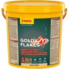 Корм для рыб Sera Goldy Flakes хлопья для золотых рыбок 45381 (ведро, 10л/2кг)