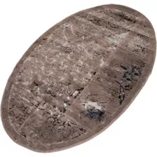 Ковер для жилой комнаты Karven Nostalji 80x120 KV 031 (Eko Hali Rengi/темно-бежевый)