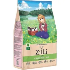 Корм для щенков Zillii Puppy, индейка с ягненком, 3 кг