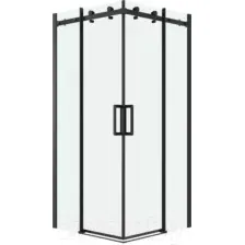 Душевой уголок Grossman Classic 80x80x195 300.K33.04.8080.21.00 (черный матовый/прозрачное стекло)