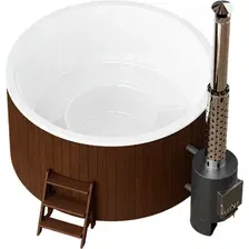 Купель PolarSpa Comfort Family термососна 220 Hot (темный, с аэромассажем и утеплением композитной чаши)
