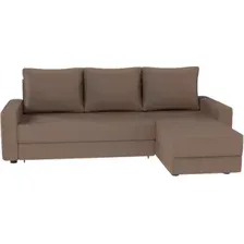 Угловой диван Sundays Home Турин (рогожка коричневый)