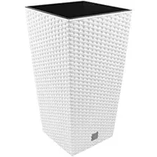 Горшок Prosperplast пластиковый Flower pot Rato square  White