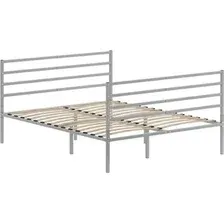 Кровать Домаклево Металика Г4+Г4 180х200 (серый)