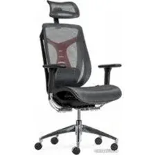 Игровое (геймерское) кресло SitUp Barracuda Chrome (сетка Dark Gray/ткань Dark Gray)