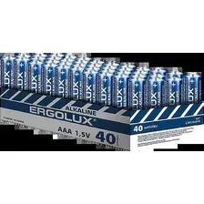 Батарейка Ergolux LR03 Alkaline Promo BOX40 1.5В