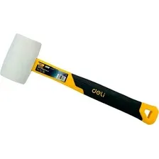Киянка Deli Резиновая YS EDL5908B (224г, фибергласовая рукоятка, белый)