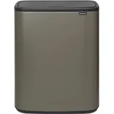 Мусорное ведро Brabantia Bo Touch Bin 60 л (платиновый)