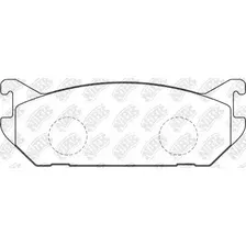Тормозные колодки дисковые передняя ось задняя ось NIBK PN9182