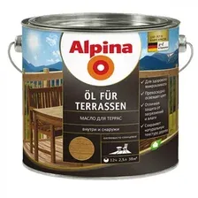 Масло Alpina для террас прозрачный 2,5л 2,5кг