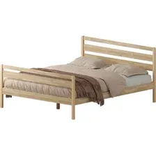 Кровать Домаклево Лето 160x200+В3+Н3 (натуральный)